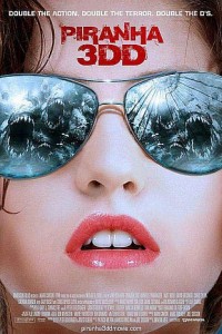 Piranha 3 DD (2012) poster