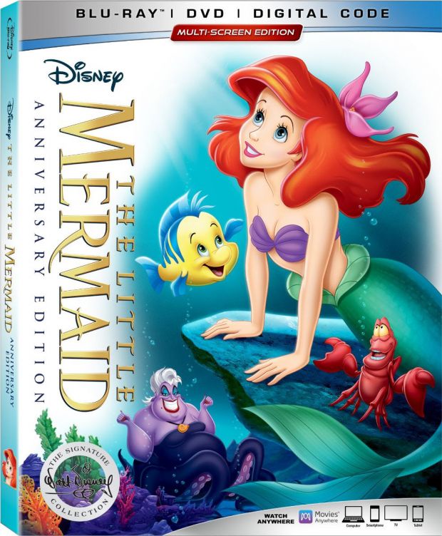 The Little Mermaid Anniversary Edition DVD